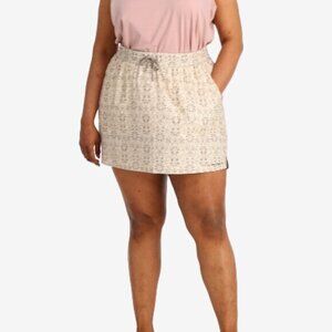 NWT Kari Traa Ruth Outdoor Skirt | Plus Size 3X | Bjerk White